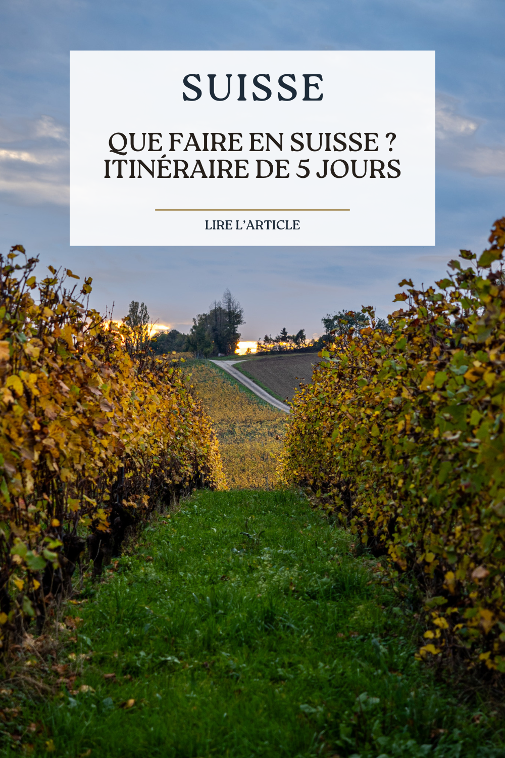 que faire en suisse en van ?