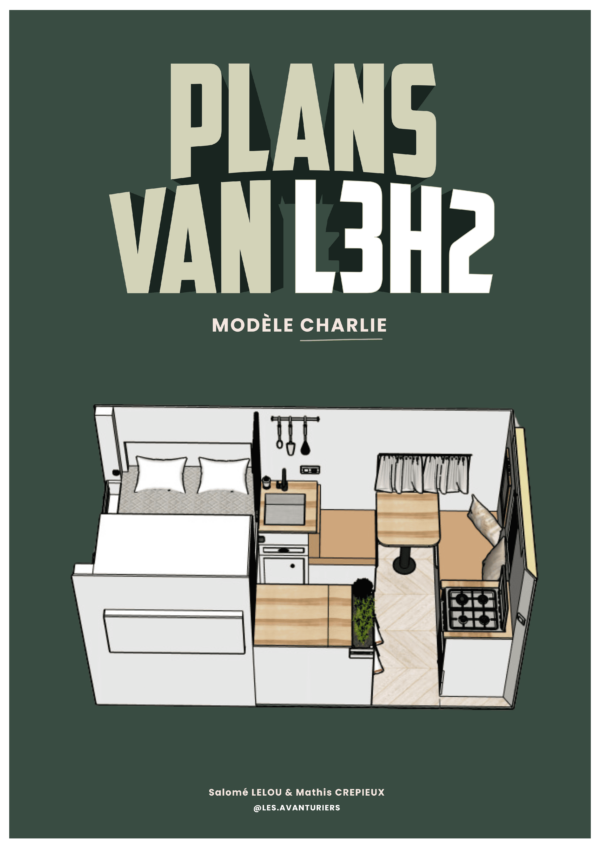 PLANS 3D VAN AMÉNAGÉ L3H2 - CHARLIE