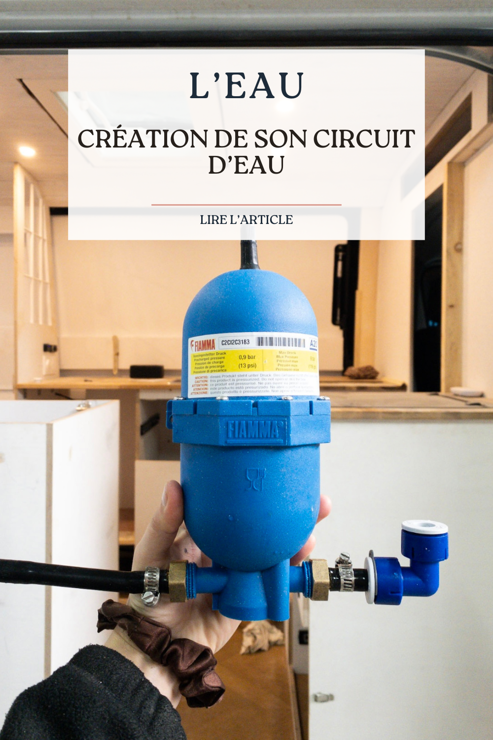 CRÉATION DE SON CIRCUIT D'EAU CRÉATION DE SON CIRCUIT D'EAU