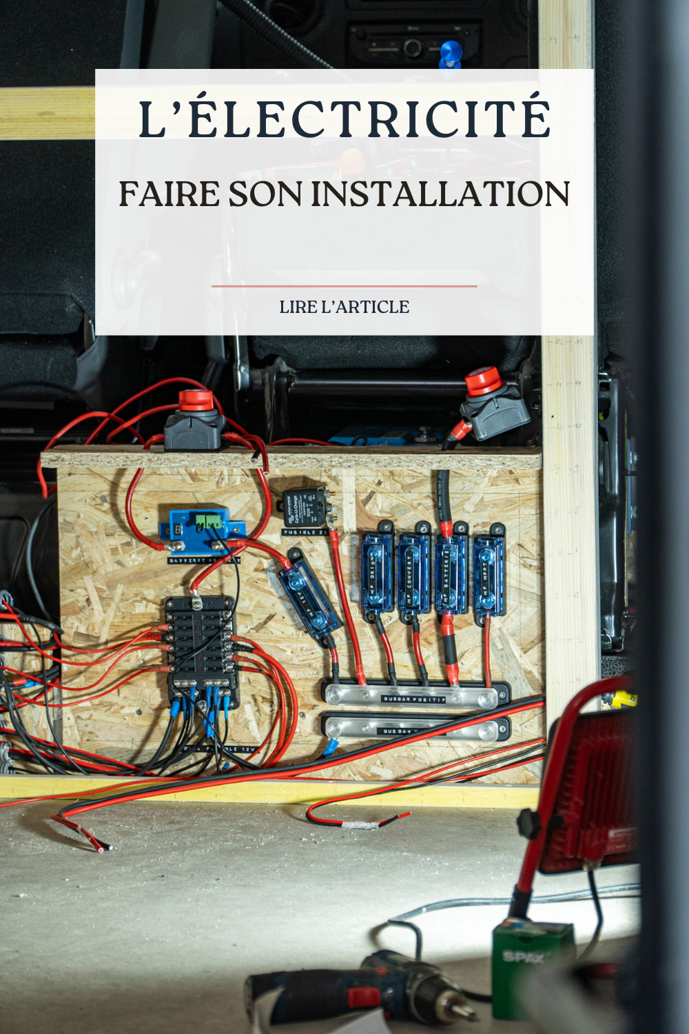 L'ÉLECTRICITÉ FAIRE SON INSTALLATION L'ÉLECTRICITÉ FAIRE SON INSTALLATION