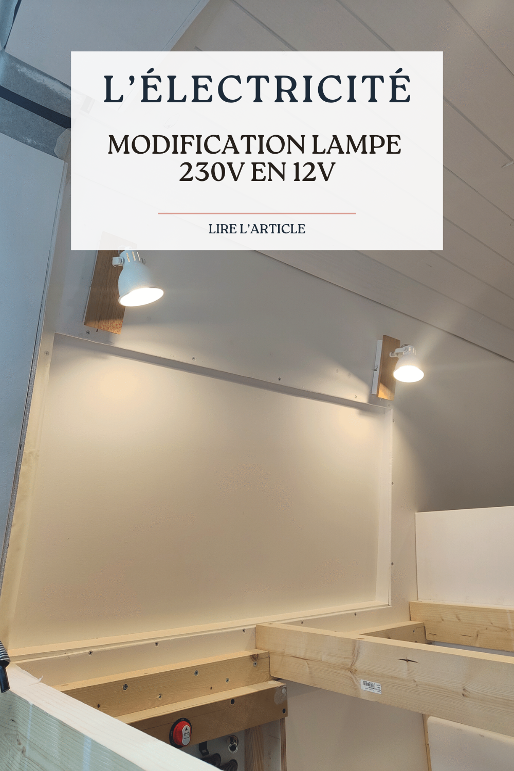 MODIFICATION LAMPE 230V EN 12V MODIFICATION LAMPE 230V EN 12V