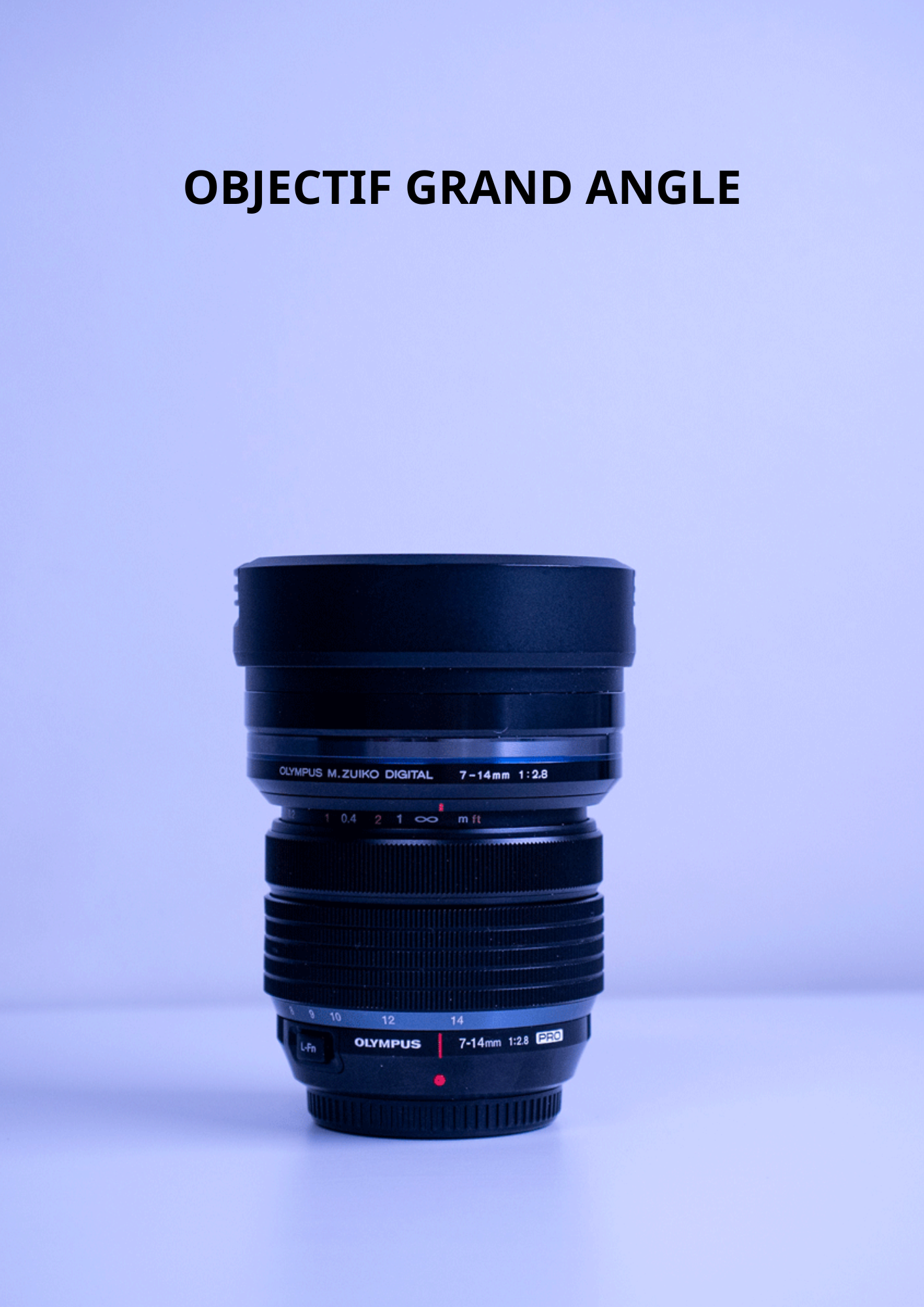 OBJECTIF GRAND ANGLE