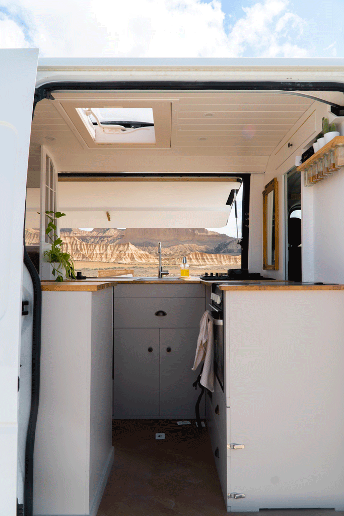 cuisine van aménagé