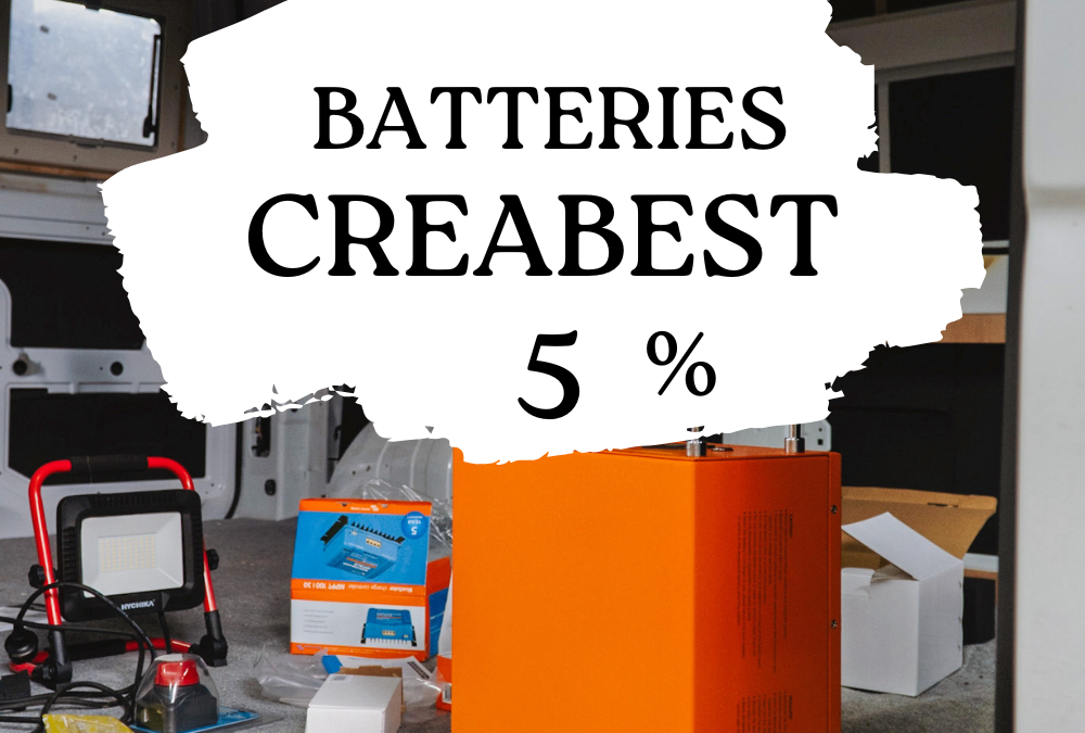 Code Promo Creabest : -5% sur vos Batteries Lithium (2026)