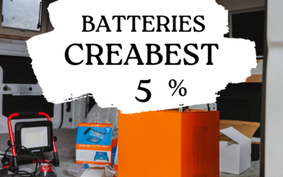 Code Promo Creabest : -5% sur vos Batteries Lithium (2026)